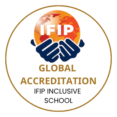 IFIP Global Accreditation badge for inclusive schools